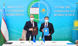 O‘zbekiston va Qozog‘iston Bosh vazirlari “G‘ishtko‘prik” – “Jіbek joli” savdo iqtisodiy hamkorlik markaziga tamal toshi qo‘ydi