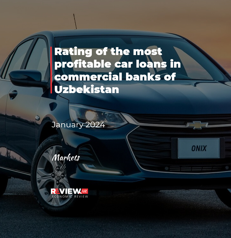 Rating of the most profitable car loans in commercial banks of Uzbekistan (January 2023)