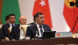 Выступление президента Кыргызстана Садыра Жапарова на заседании Совета глав государств ОТГ