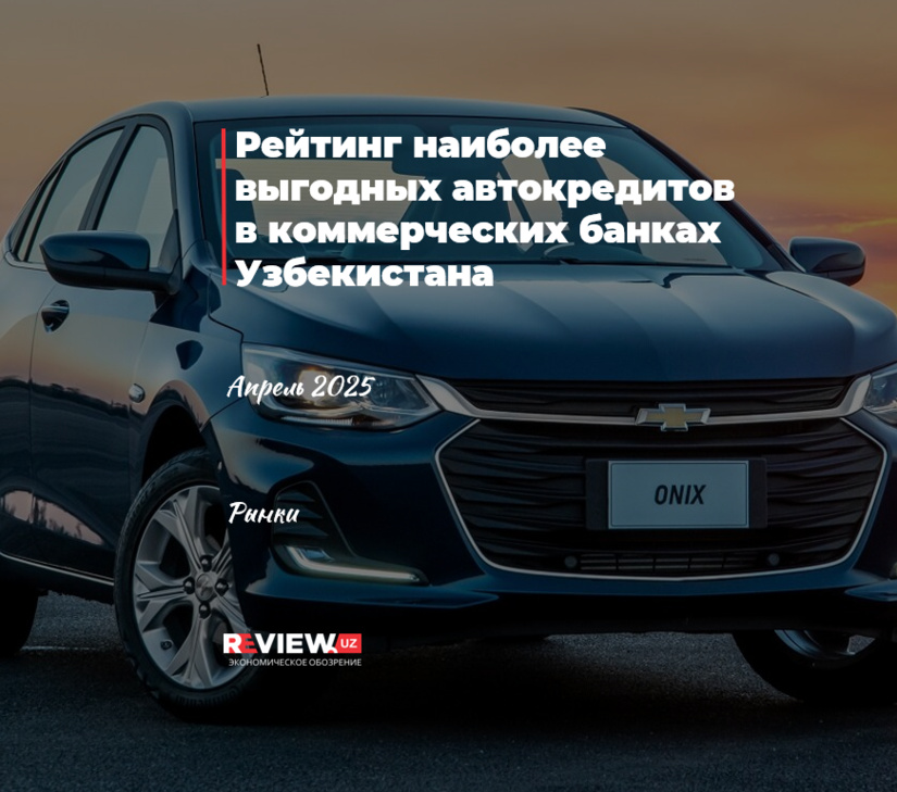 Рейтинг наиболее выгодных автокредитов в коммерческих банках Узбекистана (апрель 2025) Рейтинг наиболее выгодных автокредитов в коммерческих банках Узбекистана (апрель 2025)