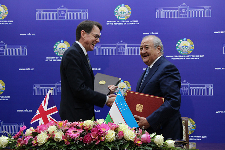 Ташкент и Лондон подписали соглашение для смягчения последствий Брексита