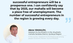 Assistants to the khokims are among people (