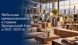 Мебельная промышленность в странах Центральной Азии в 2021–2025 гг.