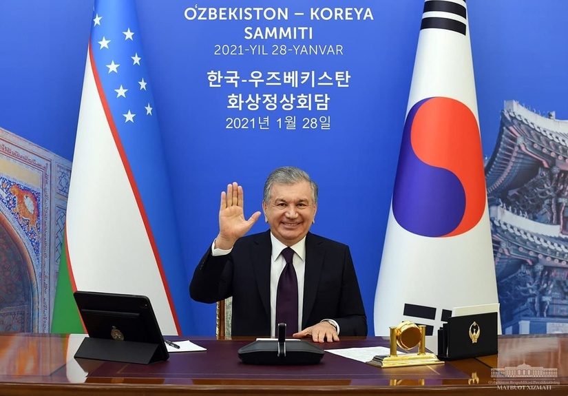 Главы Узбекистана и Южной Кореи подписали соглашение по реализации программы с Фондом EDCF на $1 млрд