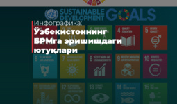 Инфографика: Ўзбекистоннинг БРМга эришишдаги ютуқлари