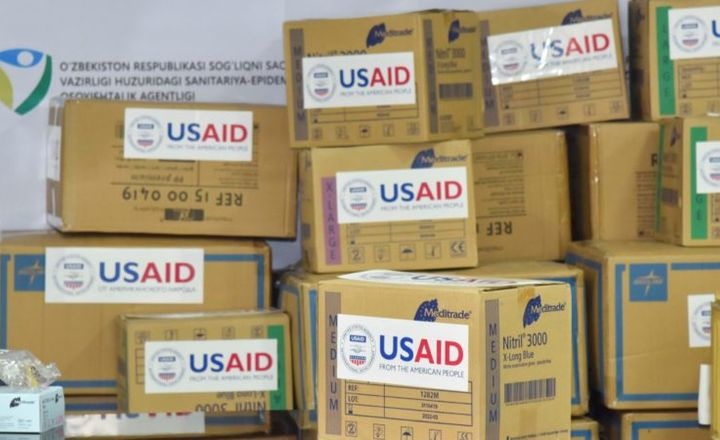 АҚШ Ўзбекистонга коронавирусдан ҳимоя воситаларини топширди АҚШ Ўзбекистонга коронавирусдан ҳимоя воситаларини топширди