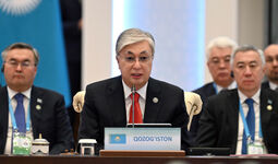 Выступление президента Казахстана Касым-Жомарта Токаева на заседании Совета глав государств ОТГ