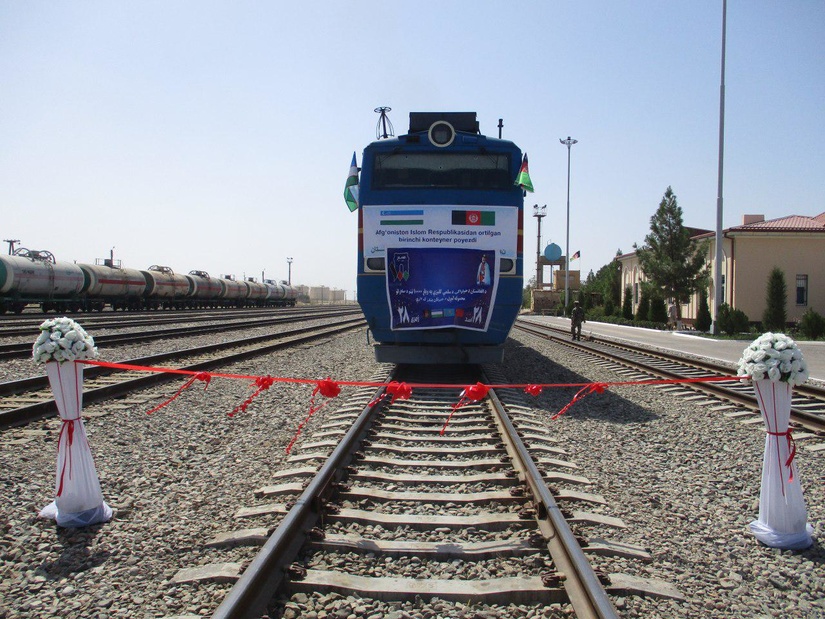 Афганистан запустил через Узбекистан первый контейнерный поезд в Китай