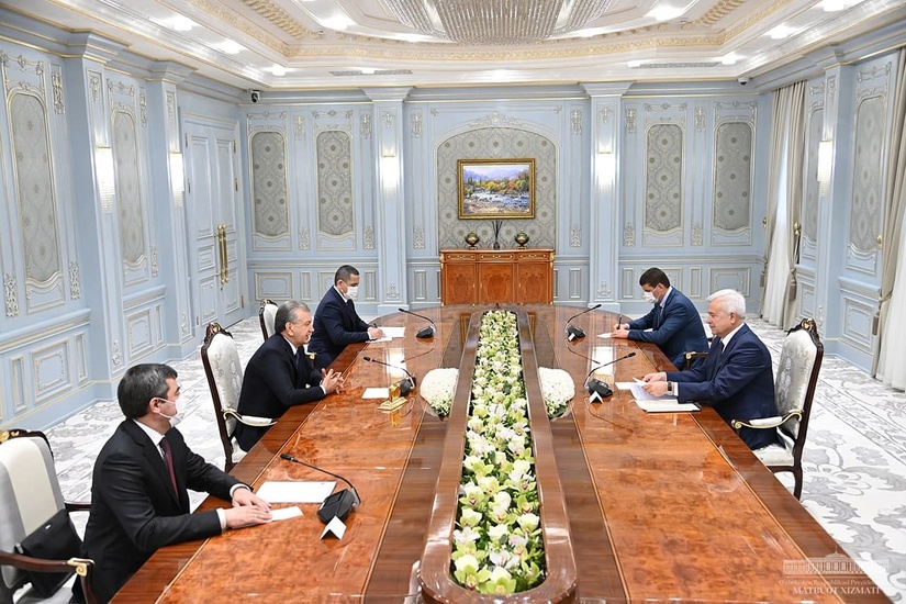 Президент Республики Узбекистан принял главу российской компании «ЛУКОЙЛ»