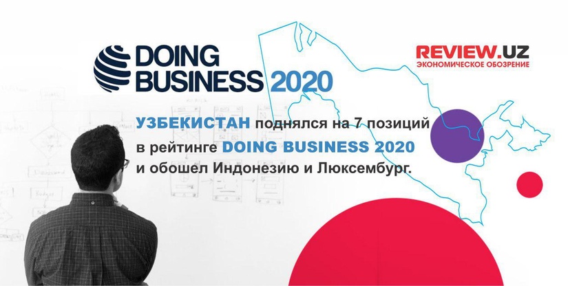 Узбекистан поднялся на 7 позиций в рейтинге Doing Business 2020 Узбекистан поднялся на 7 позиций в рейтинге Doing Business 2020