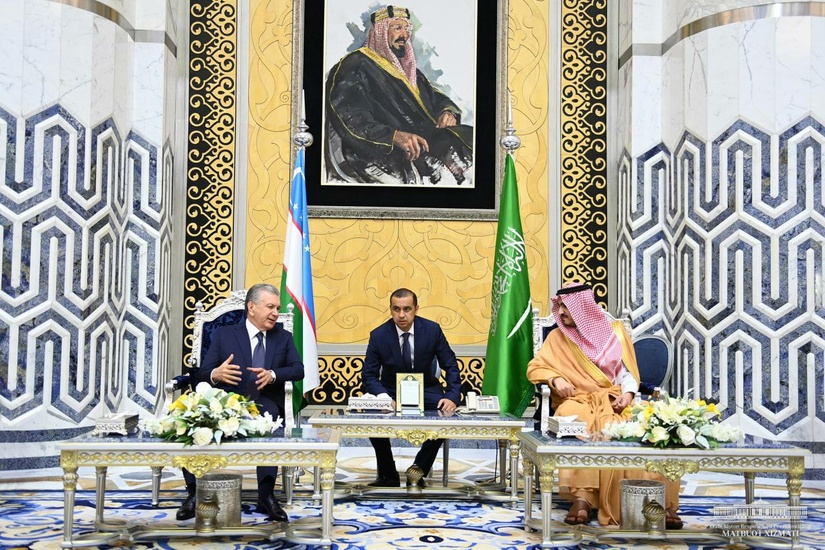 O‘zbekiston va Saudiya Arabistoni o‘rtasida 14 mlrd dollarlik kelishuv va shartnomalar imzolandi O‘zbekiston va Saudiya Arabistoni o‘rtasida 14 mlrd dollarlik kelishuv va shartnomalar imzolandi