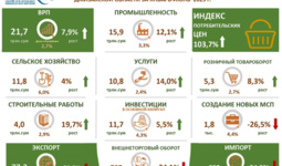 Анализ основных показателей экономического развития Джизакской области за I-полугодие 2025 года
