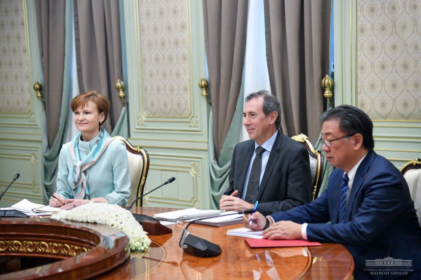 Президент Шавкат Мирзиёев принял вице-президента Всемирного банка Сирила Мюллера
