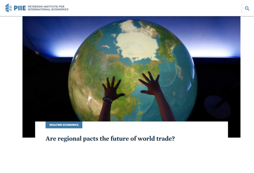 Региональные соглашения меняют архитектуру мировой торговли — PIIE