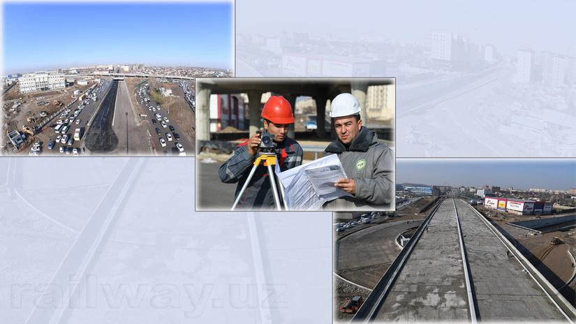 Строительство первой трехуровневой развязки в Ташкенте завершено на 90%