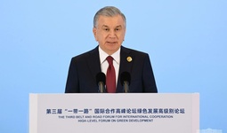 Выступление Президента Республики Узбекистан Шавката Мирзиёева на третьем Международном форуме «Один пояс, один путь»