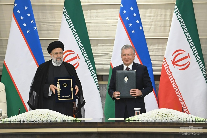 Проекты кооперации, рост товарооборота и транспортно-логистическое взаимодействие: о чем договорились лидеры Узбекистана и Ирана