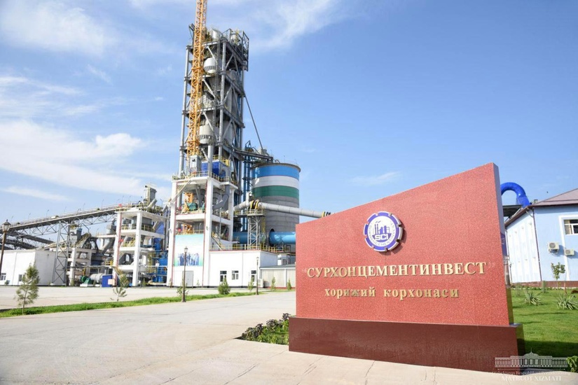 В Сурхандарье введен в строй цементный завод стоимостью в 144 млн долларов