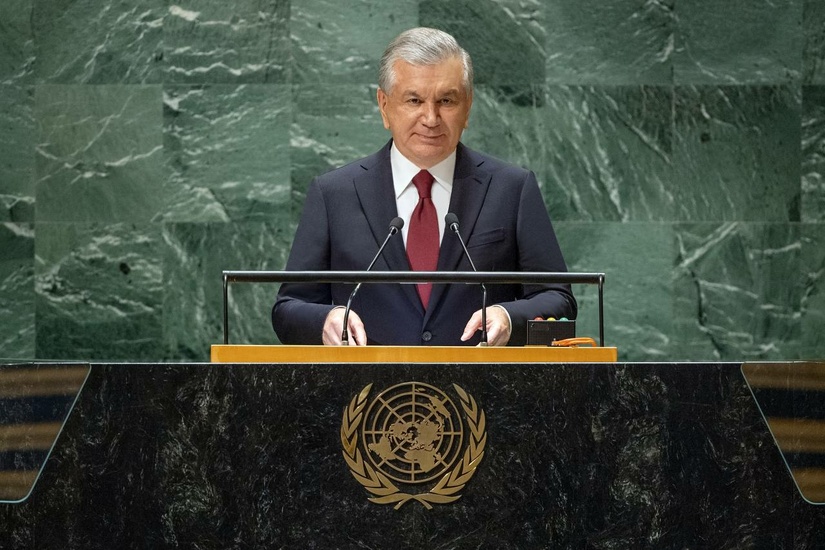 Выступление Президента Республики Узбекистан на 78-й сессии Генассамблеи ООН