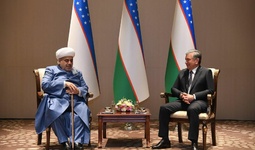 Шавкат Мирзиёев принял председателя Управления мусульман Кавказа Шайх уль-ислама Аллахшукюра Пашазаде