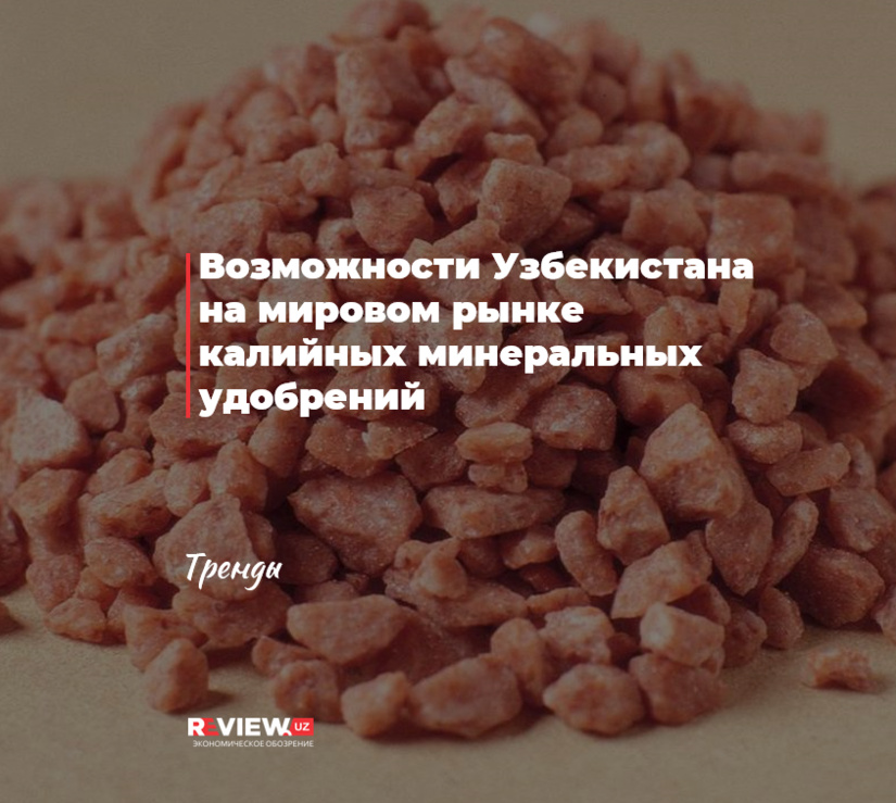 Возможности Узбекистана на мировом рынке калийных минеральных удобрений Возможности Узбекистана на мировом рынке калийных минеральных удобрений