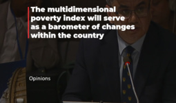 The multidimensional poverty index will serve as a barometer of changes within the country