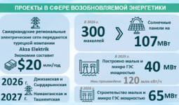 Инфографика: Проекты в сфере возобновляемой энергетики