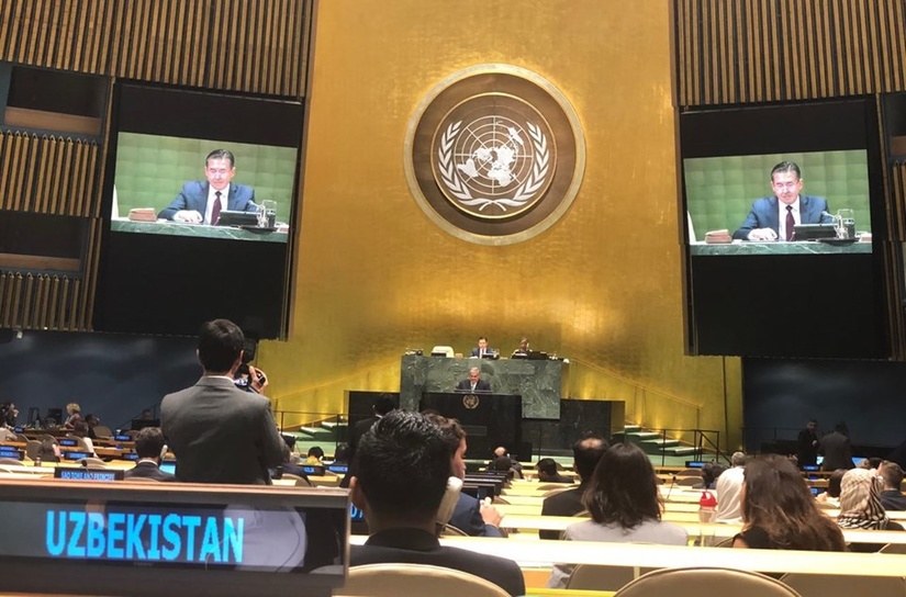 Представитель Узбекистана начал деятельность в качестве заместителя председателя 74-й сессии Генассамблеи ООН